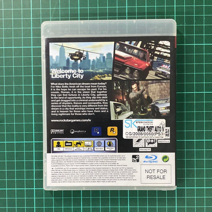 Grant Theft Auto IV | Playstation 3 | PS3 | Used Game - RetroguySA