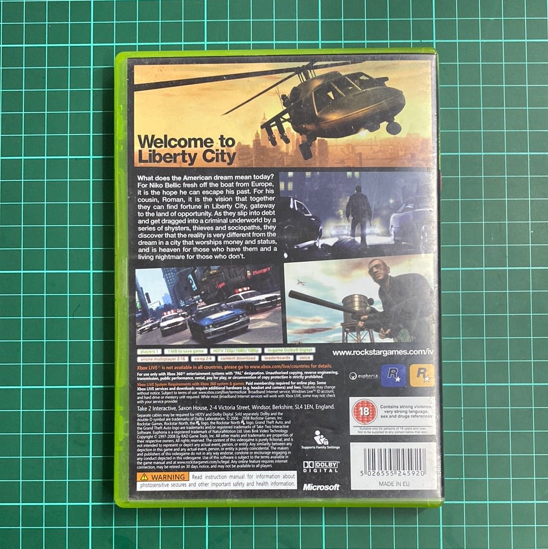 Grant Theft Auto IV | XBOX360 | Used Game - RetroguySA
