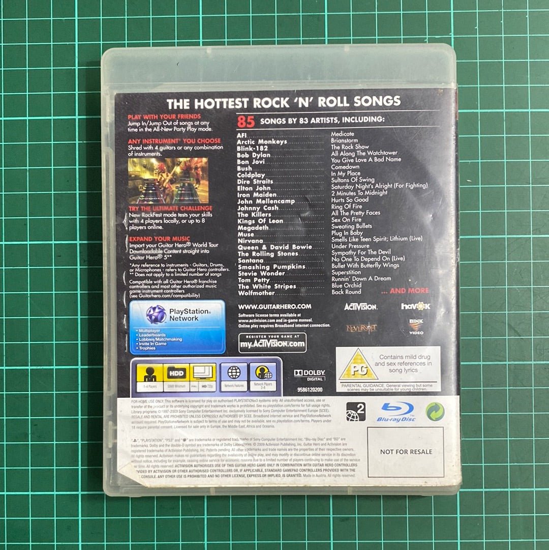 Guitar Hero 5 | PlayStation 3 | PS3 | Used Game | No Manual - RetroguySA