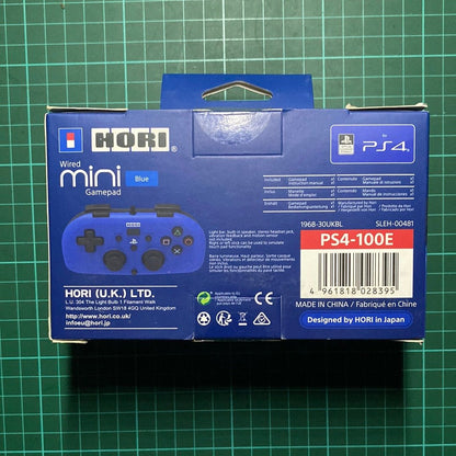 Horipad Mini Wired Controller for PS4 | Blue | Playstation 4 | PS4 | Accessories - RetroguySA
