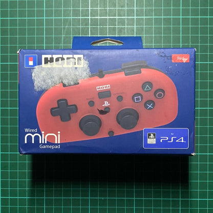 Horipad Mini Wired Controller for PS4 | Red | Playstation 4 | PS4 | Accessories - RetroguySA