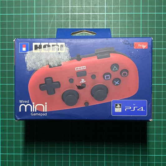 Horipad Mini Wired Controller for PS4 | Red | Playstation 4 | PS4 | Accessories - RetroguySA
