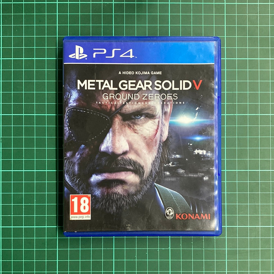 Metal Gear Solid V: Ground Zeroes | PS4 | PlayStation 4 | Used Game