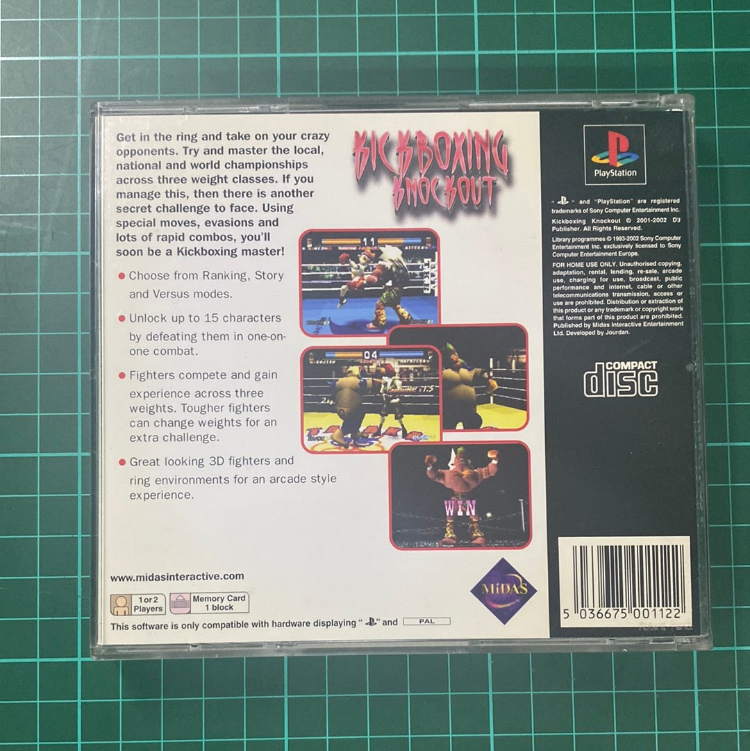 Kickboxing Knockout | Playstation 1 | PS1 | Used Game
