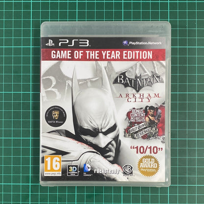 Batman: Arkham City | Game Of The Year Edition | PlayStation 3 | PS3 | Used Game