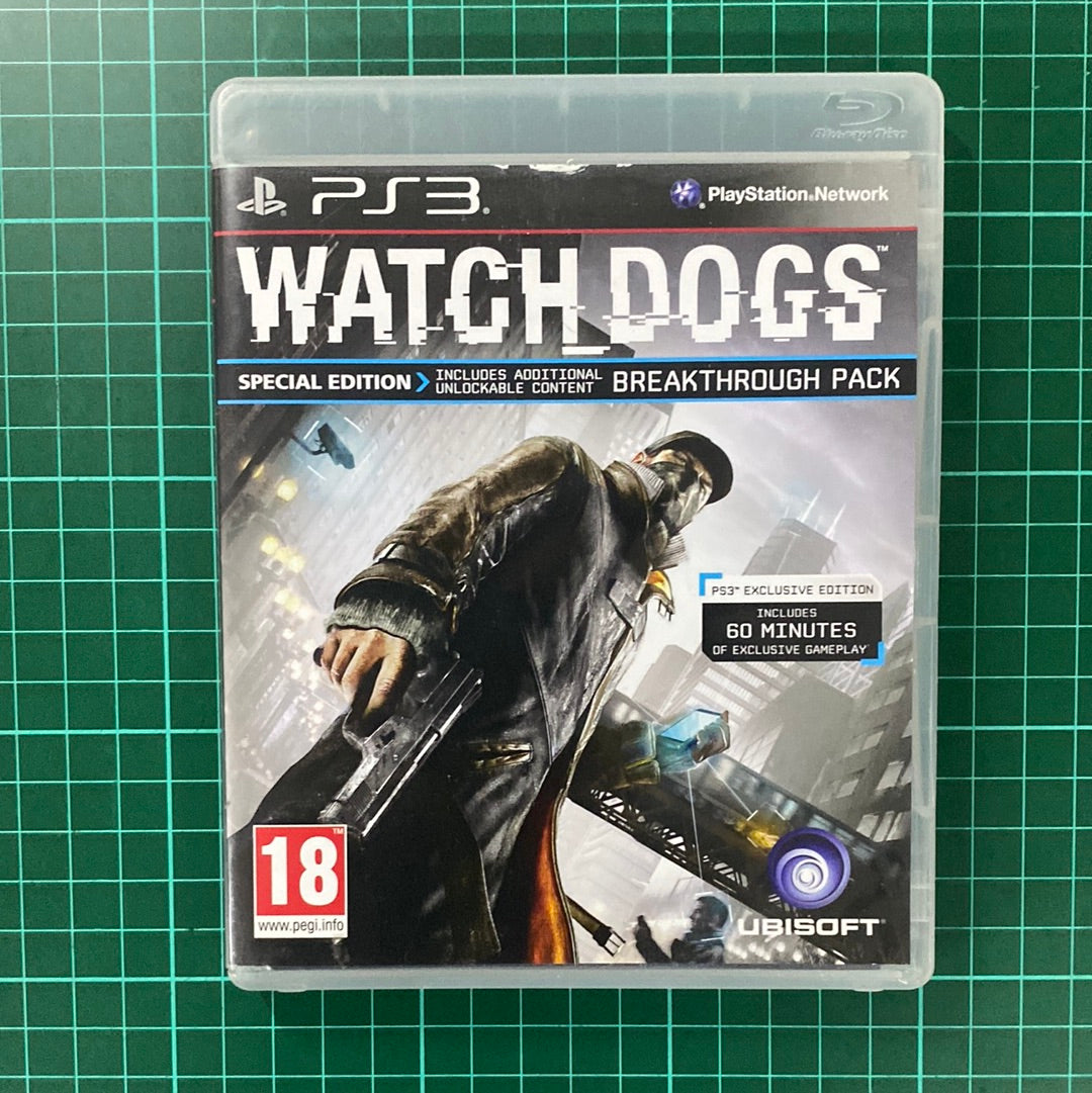 Watch Dogs : Special Edition | PlayStation 3 | PS3 | Used Game