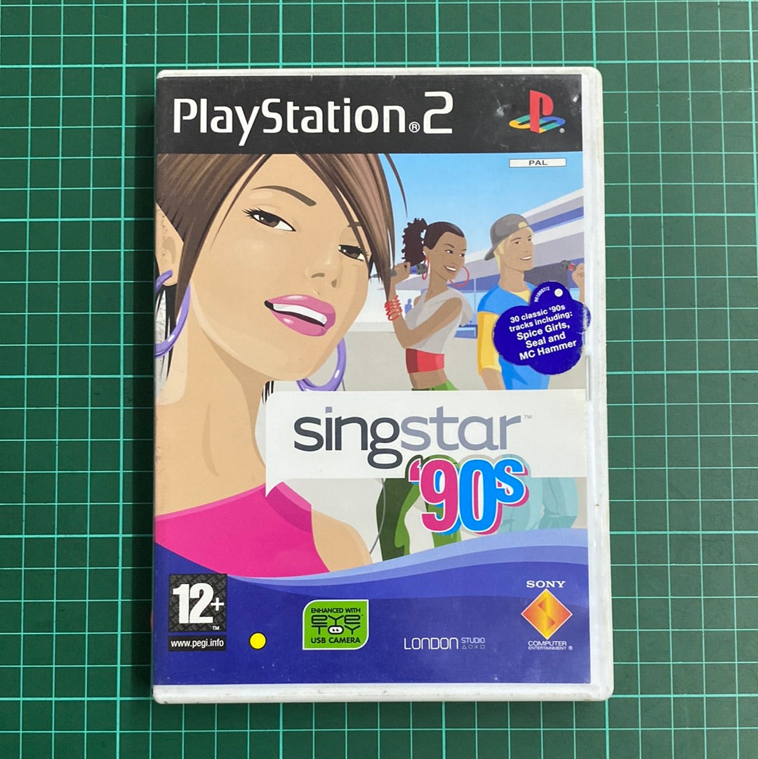 Singstar 90's | PS2 | PlayStation 2 | Used Game | White Cover | No Manual