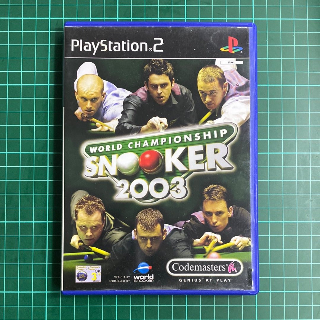 World Championship Snooker 2003 | PlayStation 2 | PS2 | Used Game | No Manual