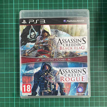 Assassin's Creed IV: Black Flag & Assassin's Creed Rogue | PS3 | PlayStation 3 | Used Game