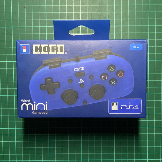 Horipad Mini Wired Controller for PS4 | Blue | Playstation 4 | PS4 | Accessories