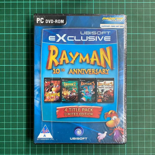 Rayman 10th Anniversary 4 Title Pack | Limited Edition | Ubisoft Exclusive | PC | Sealed Game