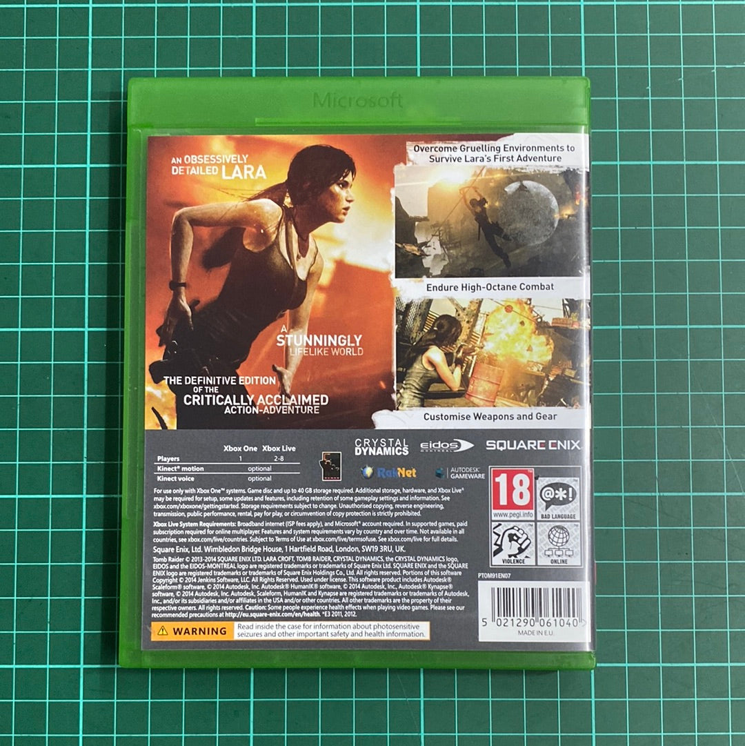 Tomb Raider: Definitive Edition | XBOX ONE | Used Game