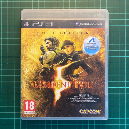 Resident Evil 5 | Gold Edition | Move | PlayStation 3 | PS3 | Used Game