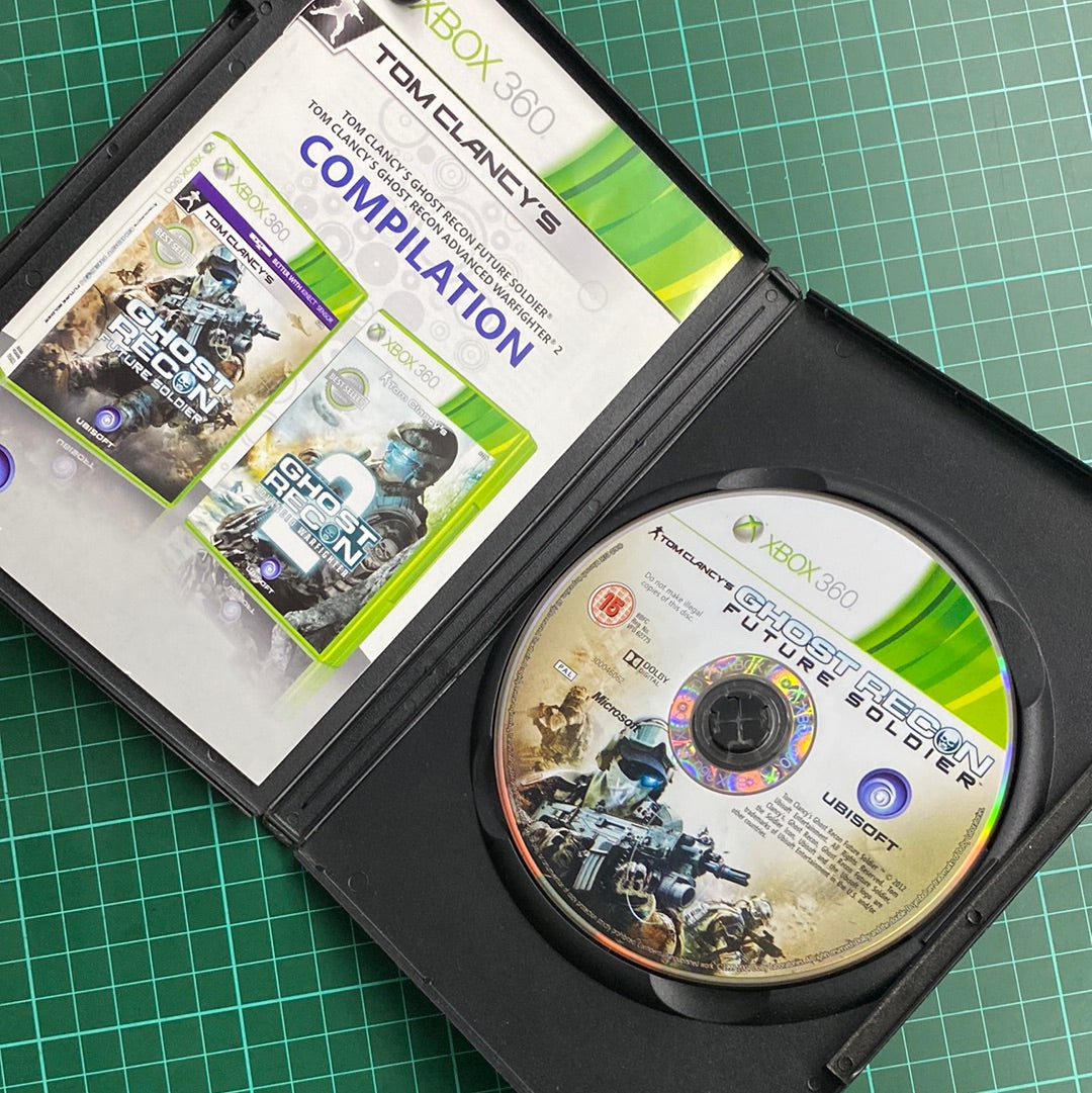 Tom Clancy's Compilation: Ghost Recon Future Soldier & Ghost Recon Advanced Warfighter | Classics | XBOX 360 | Used Game