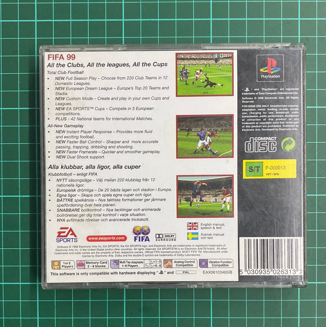 FIFA 99 | PlayStation 1 | PS1 | Used Game