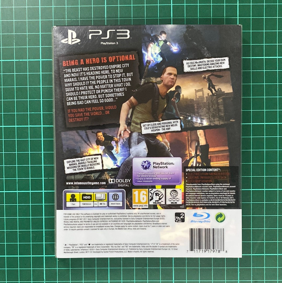 Infamous 2 | Special Edition | Booklet | Playstation 3 | PS3 | Used Game