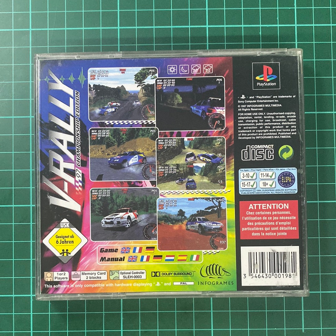 V-Rally : Championship Edition | Playstation 1 | PS1 | Used Game