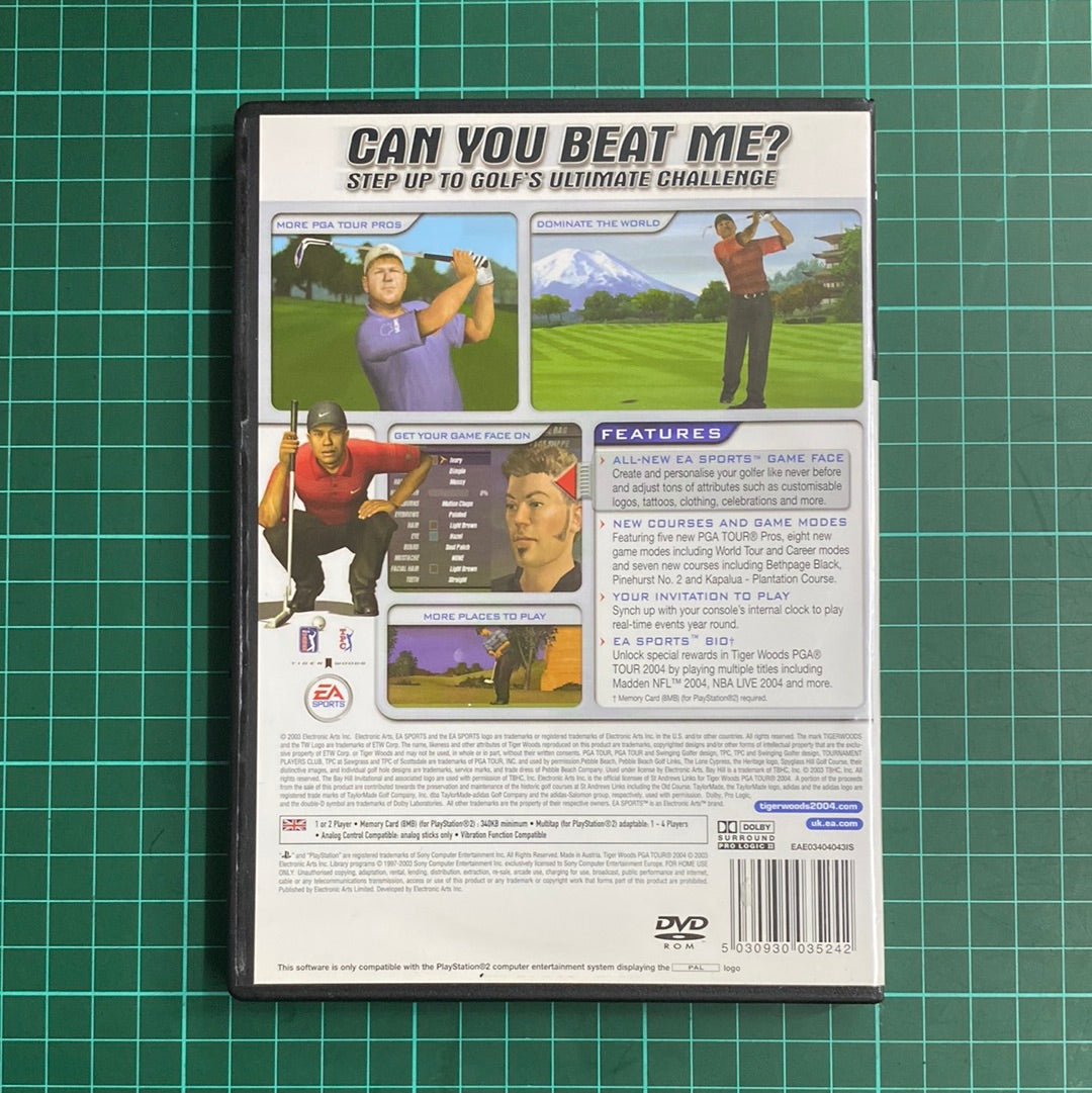 Tiger Woods PGA Tour 2004 | PS2 | PlayStation 2 | Used Game