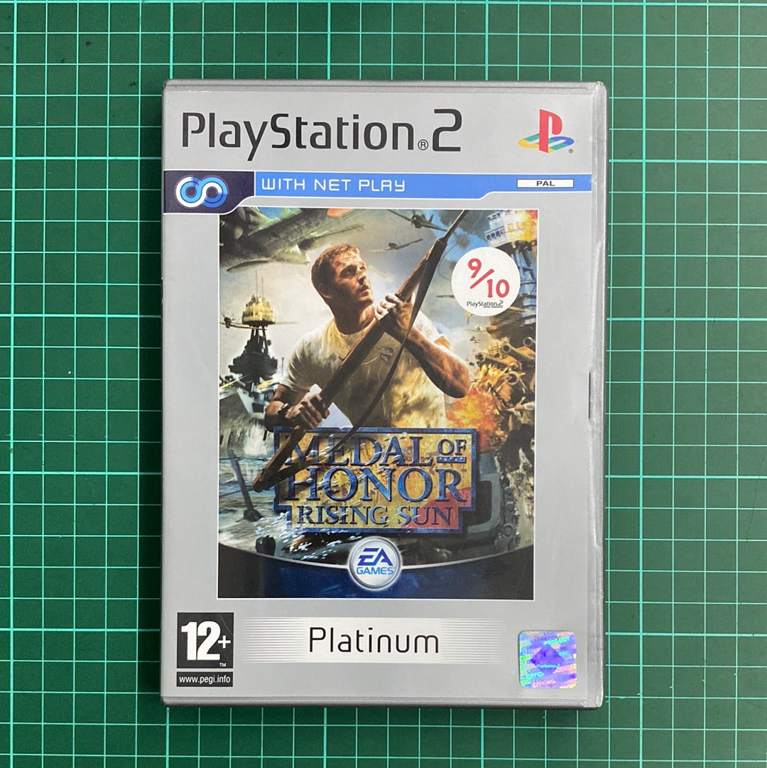 Medal of Honor: Rising Sun | With Net Play | PS2 | PlayStation 2 | Platinum | Used Game