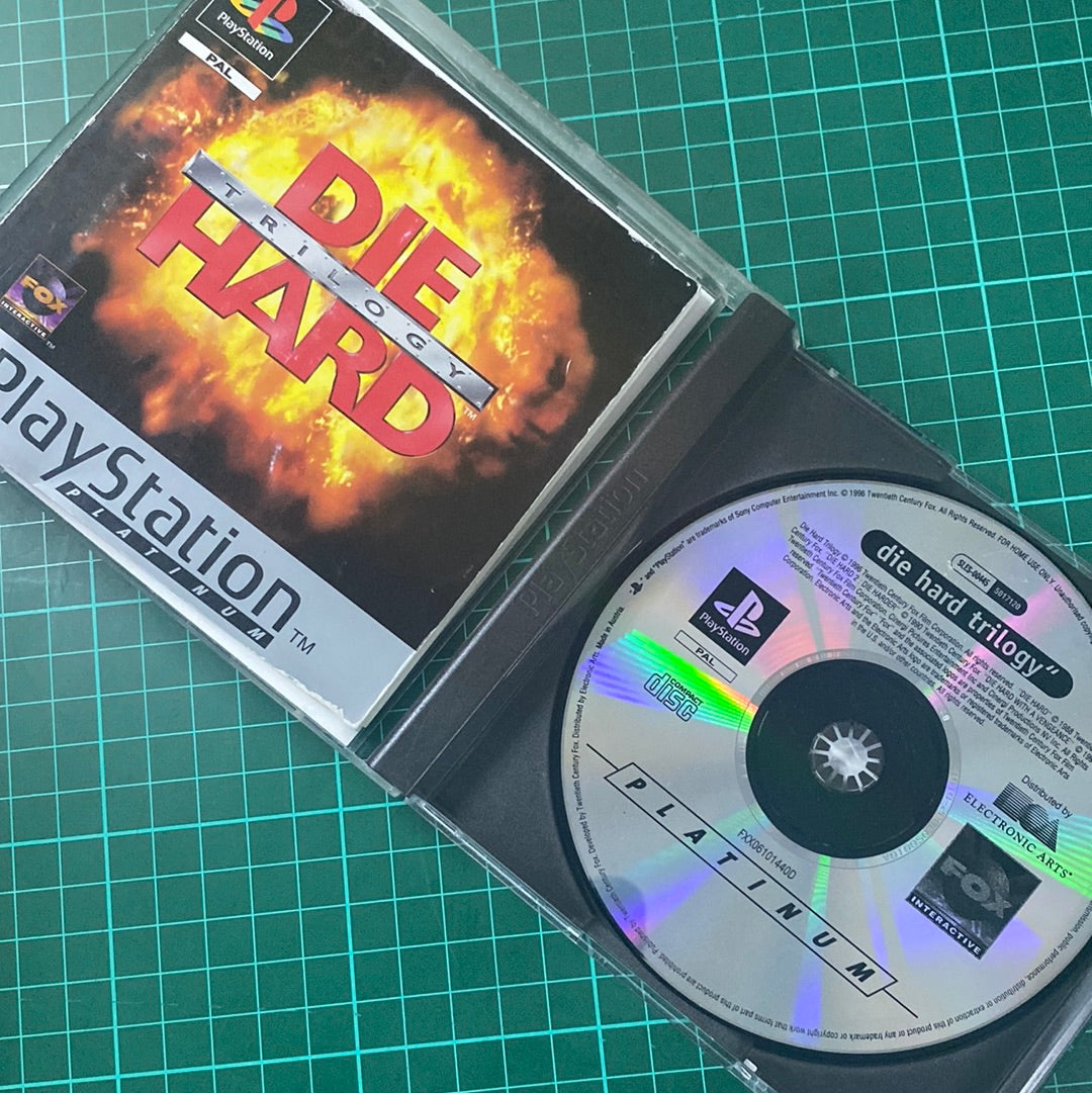 Die Hard : Trilogy | Platstation 1 | PS1 | Platinum | Used Game