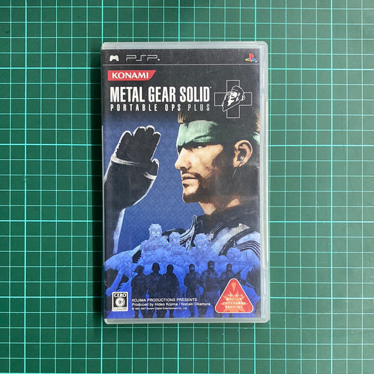 Metal Gear Solid Portable Ops Plus | PSP | JPN Import | Used Game