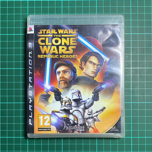 Star Wars The Clone Wars: Republic Heroes | PS3 | PlayStation 3 | Used Game | Scratched disk