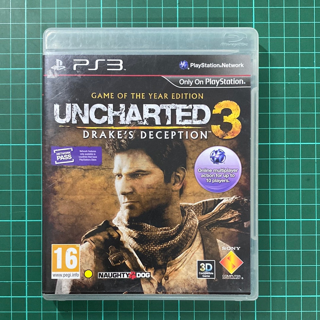 Uncharted 3: Drake's Deception | Game of the year edition | PlayStation 3 | PS3 | Used Game