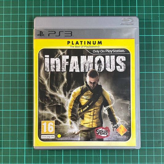 inFamous | Platinum | PlayStation 3 | PS3 | Used Game