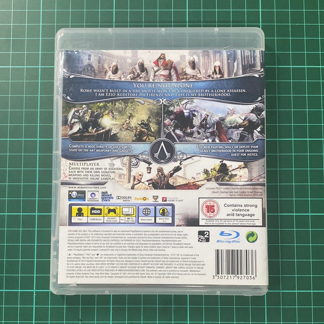 Assassins Creed : Brotherhood | Playstation 3 | PS3 | Used Game