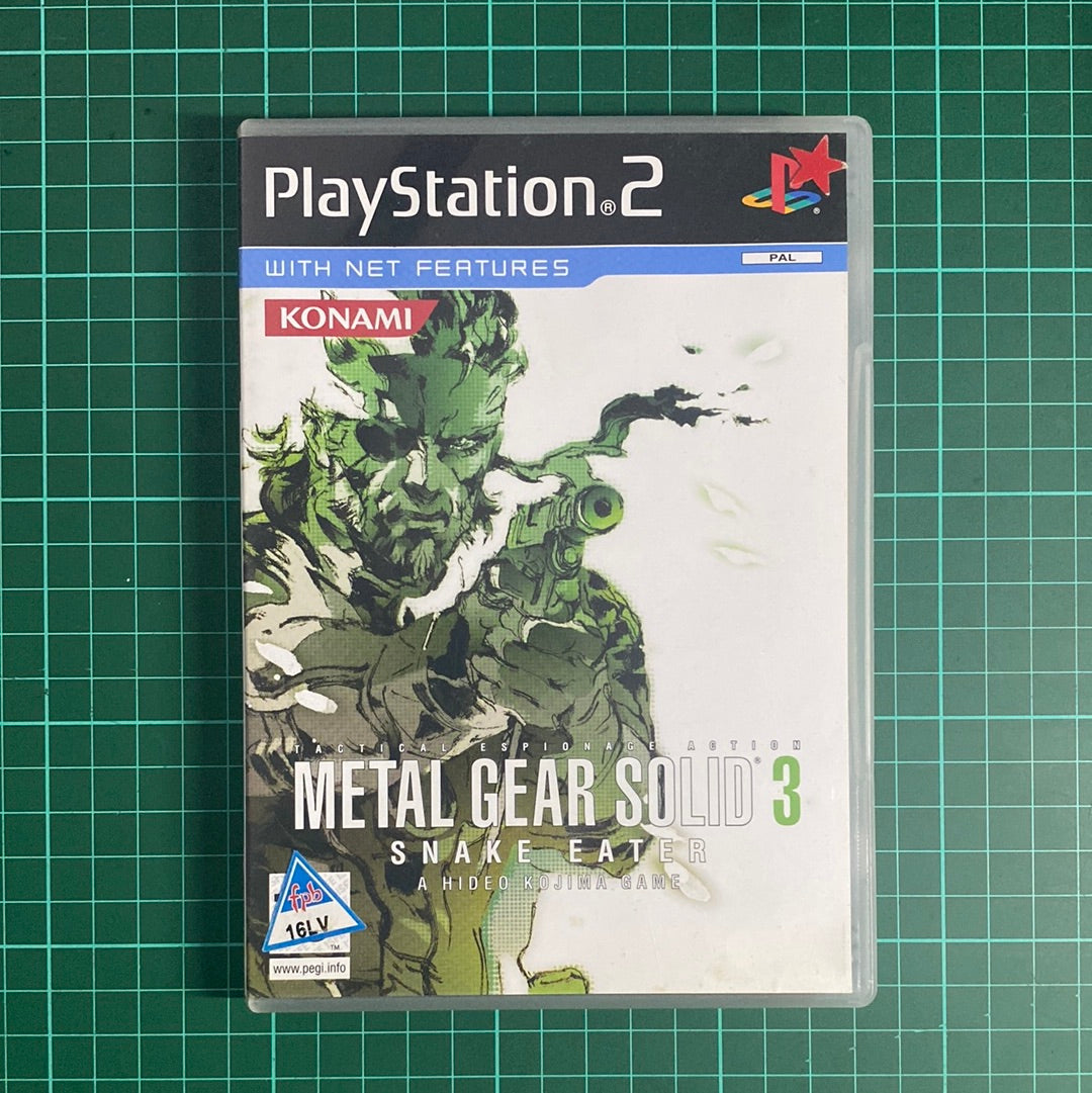 Metal Gear Solid 3: Snake Eater | With Net Features | PS2 | PlayStation 2 | Used Game