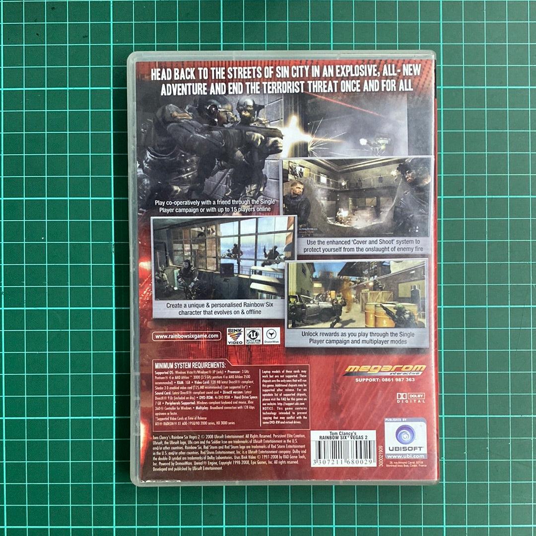 Tom Clancy's Rainbow Six Vegas 2 | Super Hits | PC | Used Game | No Manual