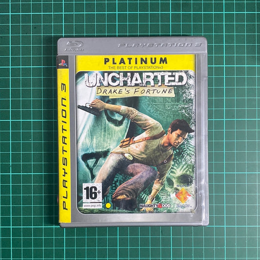 Uncharted: Drake's Fortune | PS3 | PlayStation | PS3 | Platinum | Used Game | No Manual