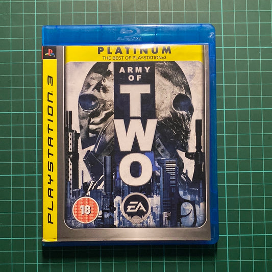 Army of Two | PS3 | Blu Ray Case | Playstation 3 | Platinum | Used Game