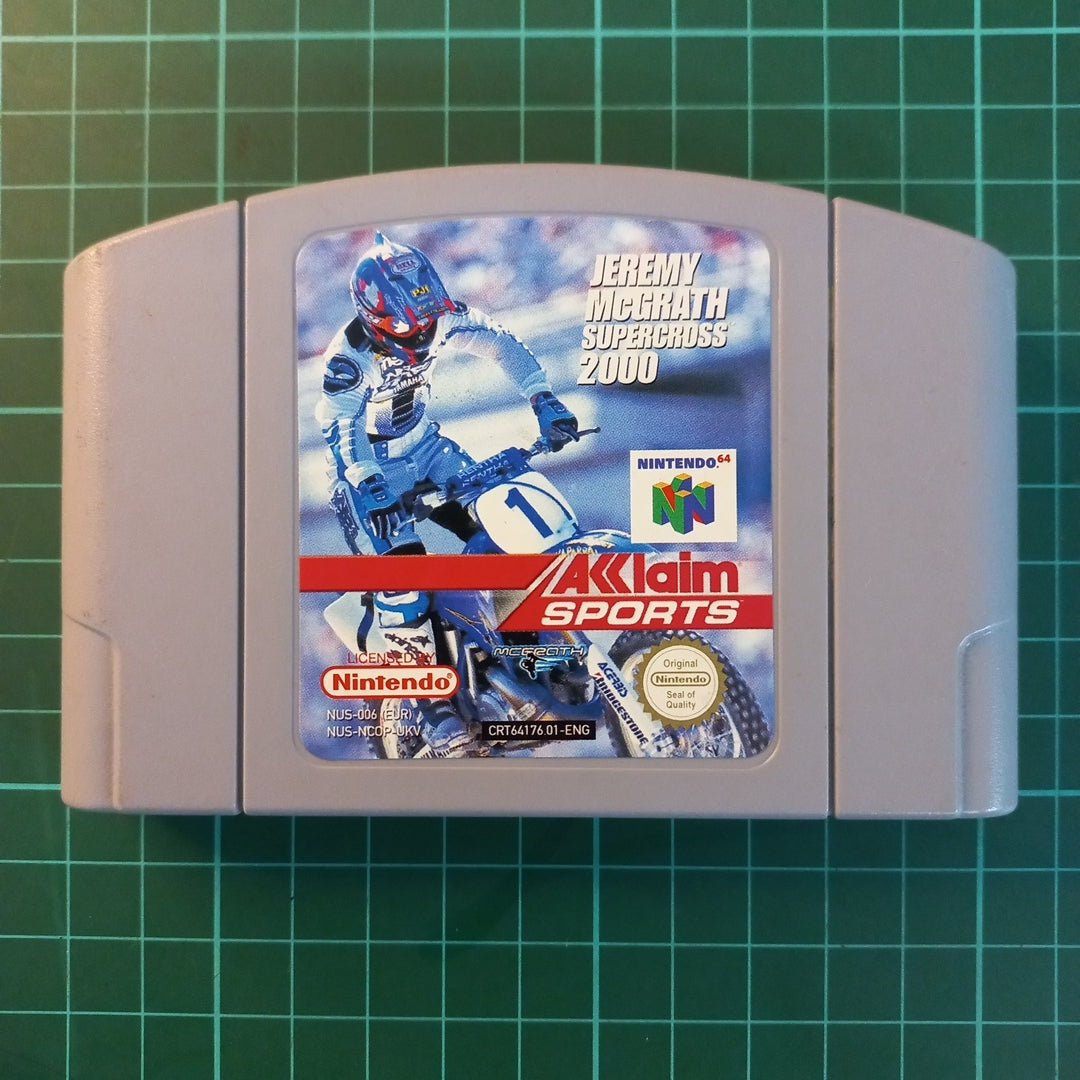 Jeremy McGrath Supercross 2000 | Nintendo 64 | N64 | Used Game - RetroguySA