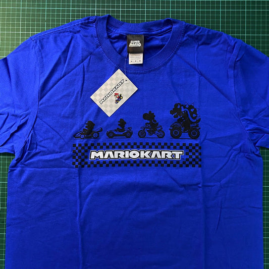 Mario Kart Silhouettes Mens T-Shirt | Nintendo Apparel | Official Licensed | New - RetroguySA