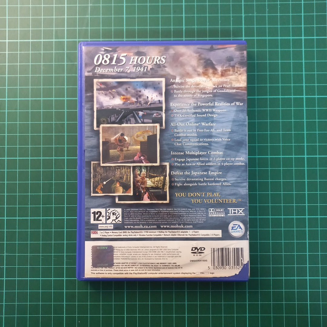 Medal of Honour: Rising Sun | PS2 | PlayStation 2 | Used Game - RetroguySA