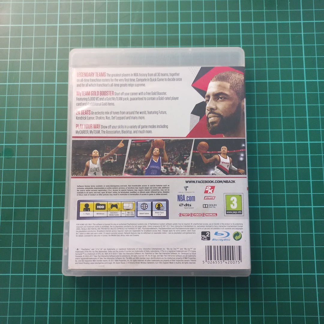 NBA : 2K18 | PS3 | Playstation 3 | Used Game - RetroguySA