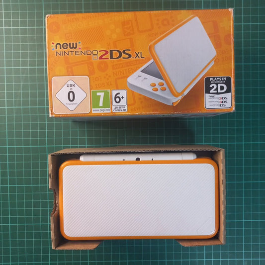 Nintendo 2DS XL | White/Orange | 2DS XL | Handheld | Used Console - RetroguySA
