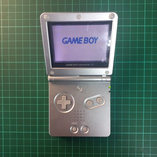 Nintendo Game Boy Advance SP | Platinum (Silver) | AGS - 001 | Game Boy Advance | Used Handheld Console - RetroguySA