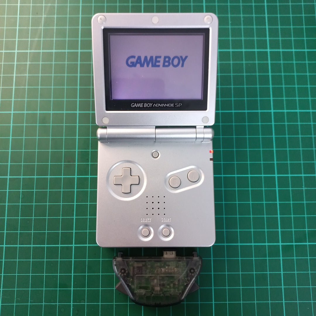 Nintendo Game Boy Advance SP | Platinum (Silver) | AGS - 001 | GameBoy Advance SP | Used Handheld Console - RetroguySA