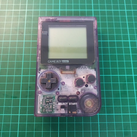 Nintendo Game Boy Pocket | Atomic Purple (Clear) | MGB - 001 | GameBoy | Used Handheld Console - RetroguySA