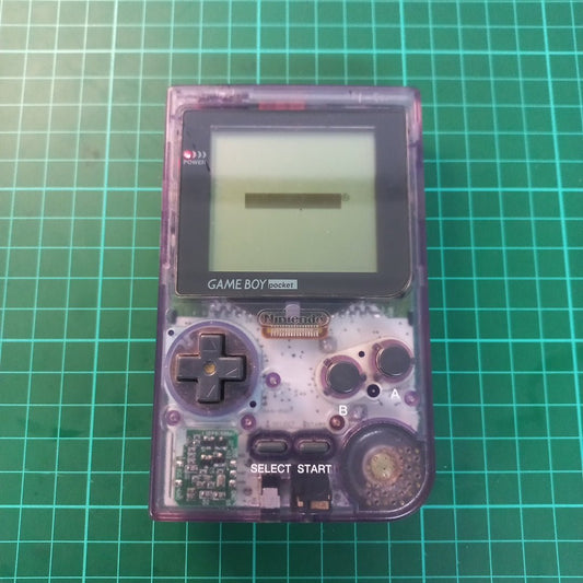 Nintendo Game Boy Pocket | Atomic Purple (Clear) | MGB - 001 | GameBoy | Used Handheld Console - RetroguySA