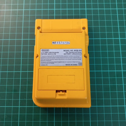 Nintendo Game Boy Pocket | Yellow | MGB - 001 | GameBoy | CIB | Used Handheld Console - RetroguySA