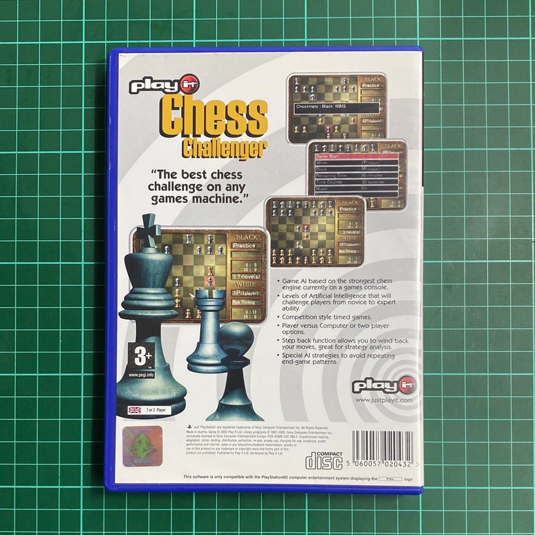 Play It Chess Challenger | PS2 | PlayStation 2 | Used Game - RetroguySA