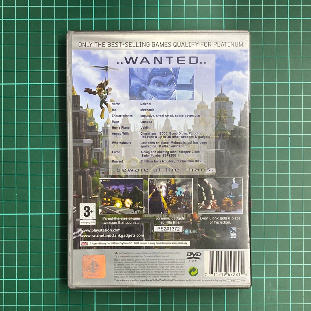 Ratchet & Clank | Platinum | PS2 | PlayStation 2 | Used Game - RetroguySA