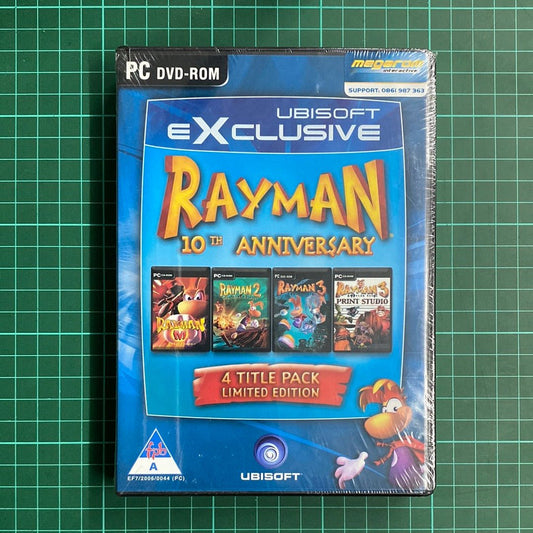 Rayman 10th Anniversary 4 Title Pack | Limited Edition | Ubisoft Exclusive | PC | Sealed Game - RetroguySA