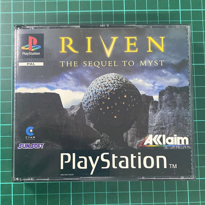 Riven: The Sequel to Myst | PS1 | Used Game - RetroguySA