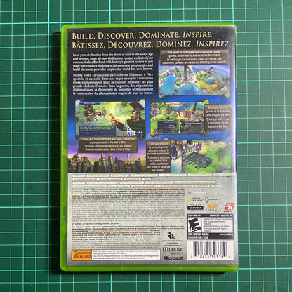 Sid Meier's Civilization Revolution | XBOX 360 | Used Game - RetroguySA