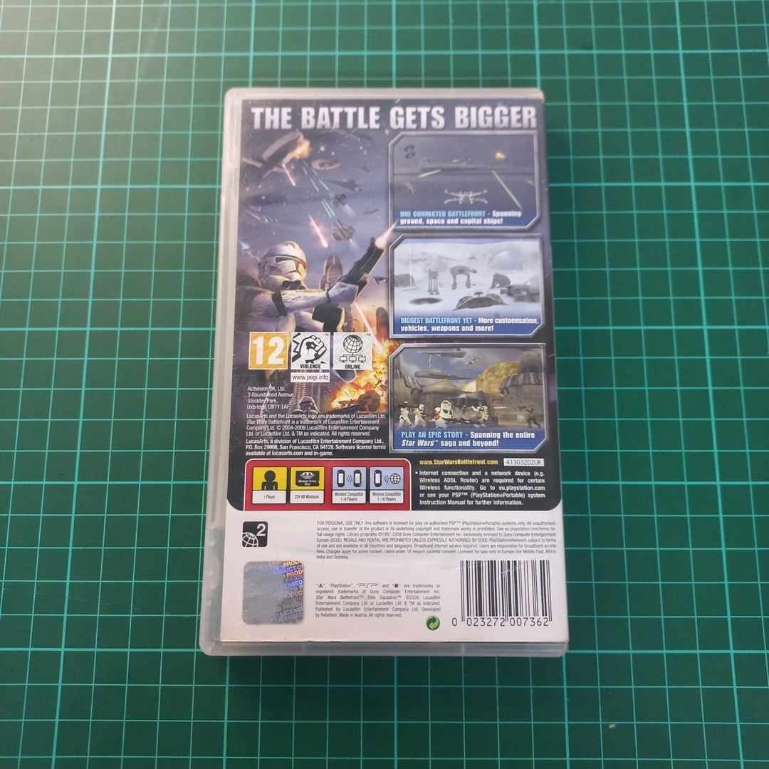 Star Wars Battlefront: Elite Squadron | PSP | Used Game - RetroguySA