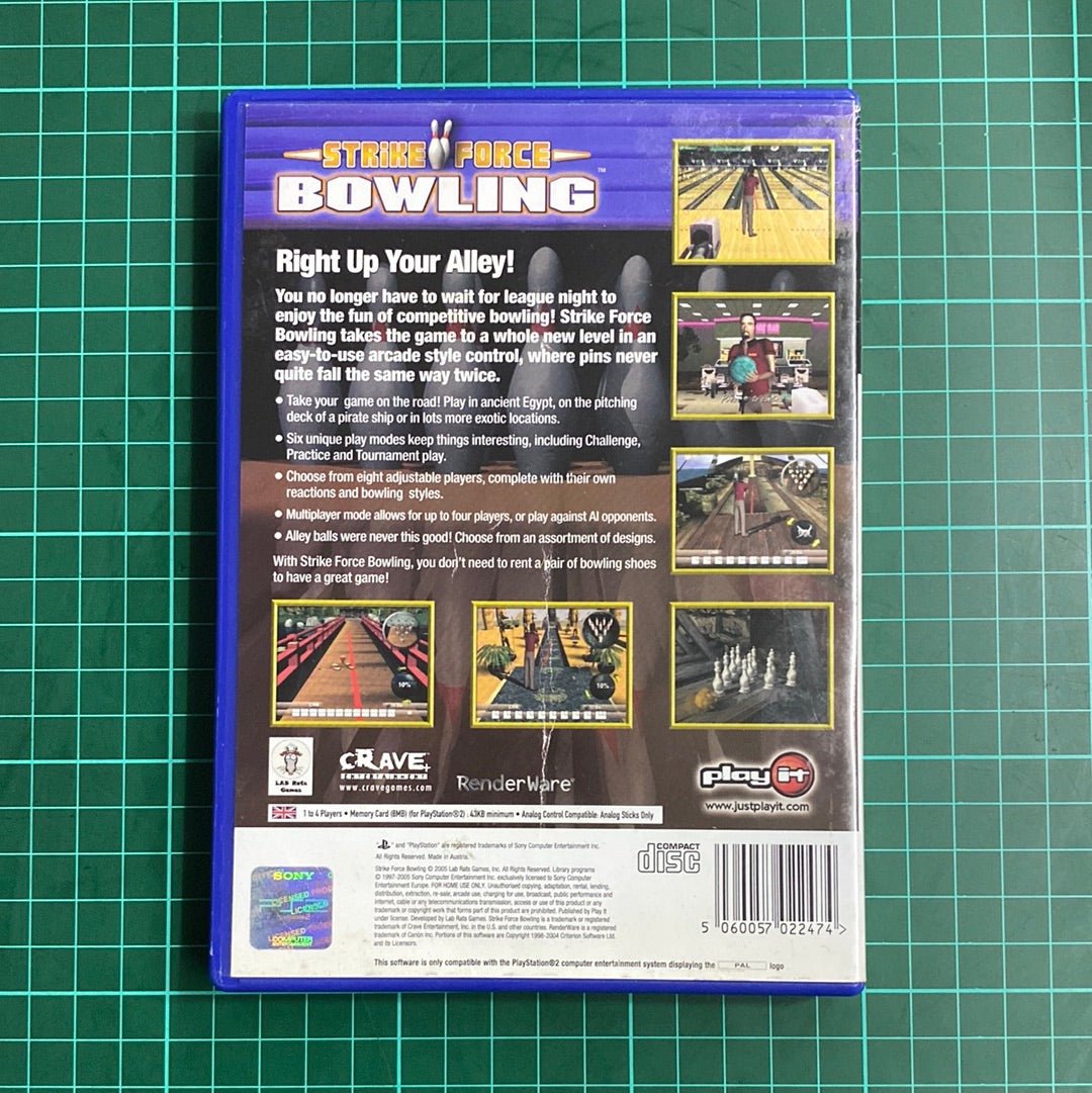 Strike Force Bowling | PS2 | PlayStation 2 | Used Game | No Manual - RetroguySA